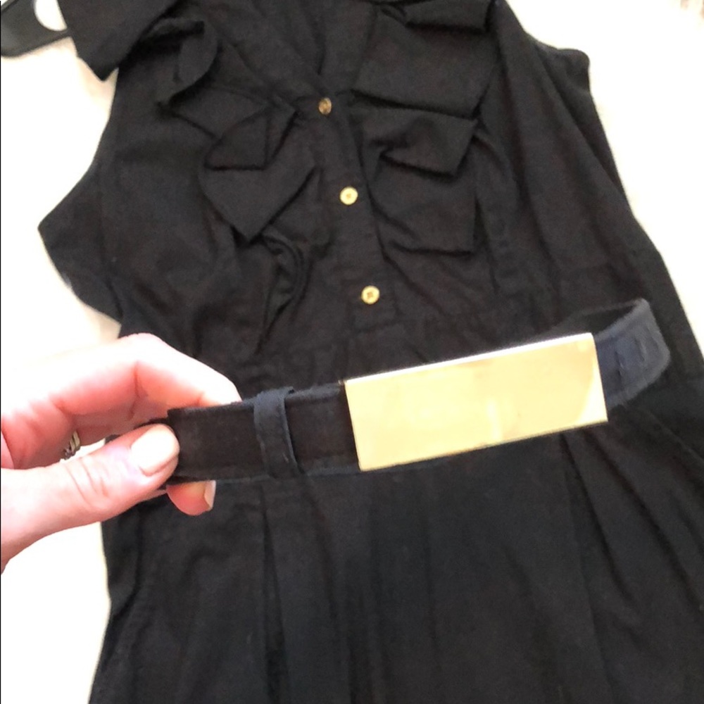 Black Express Ruffle Dress - Picture 3 of 4